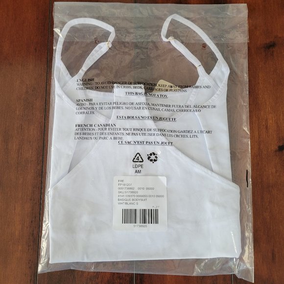 FREE PEOPLE Basique Bodysuit (S) |*BODYCON FIT w BUTTONS to USE BATHROOM; LINED* - Picture 2 of 7